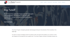 Desktop Screenshot of praxis.scholarslab.org